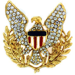 Gold Plated Eagle Brooch