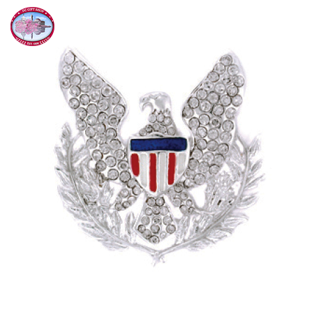 Silver Plated Eagle Brooch