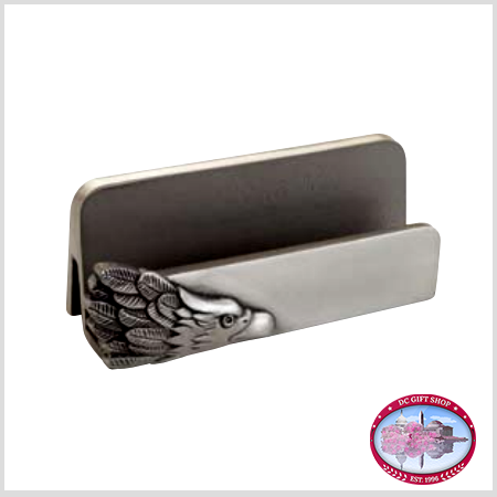 Pewter Eagle Business Card Holder