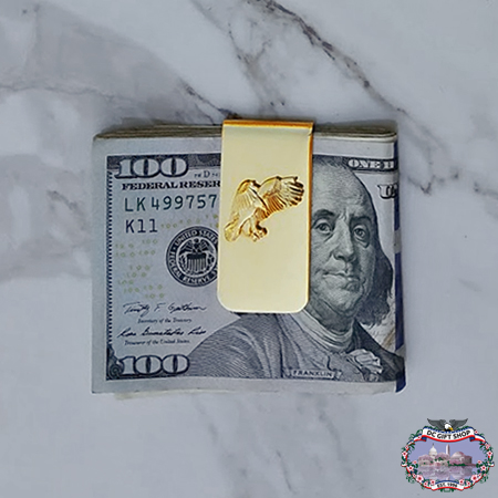 Gold Plated Eagle Money Clip 1.75" 