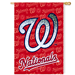 Flag, Suede, Glitter, DS, Reg, Washington Nationals