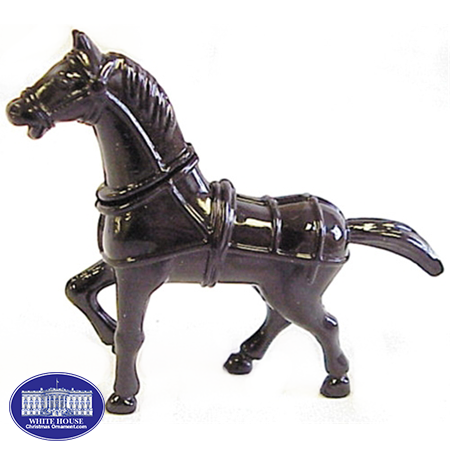 HORSE METAL FIGURINE