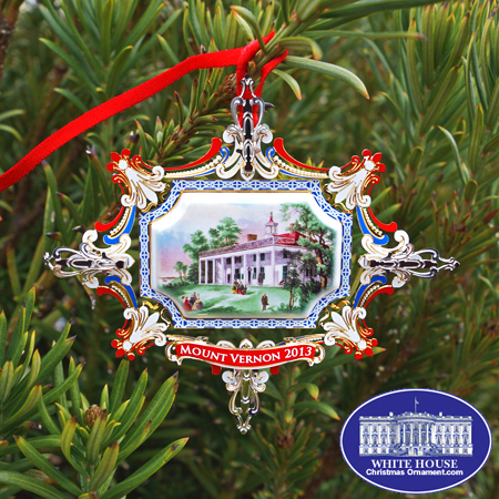 2013 Mount Vernon Home of George Washington Ornament