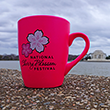 Hot Pink Cherry Blossom Bistro Mug