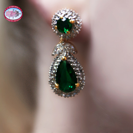 Jacqueline Kennedy Emerald Earrings