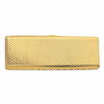 Kennedy Minaudiere 7 inch Gold Purse Handbag