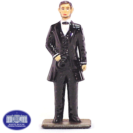 LINCOLN METAL PAINTED FIGURINE