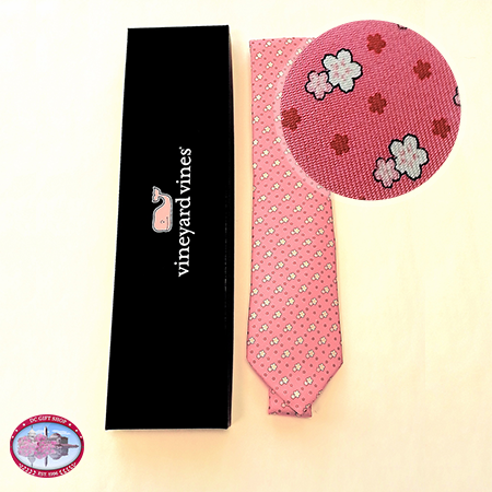 Mens' Pink Cherry Blossom Necktie