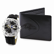 Mens NFL Baltimore Ravens Watch & Wallet Set