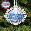 Mount Vernon East View Toile Ornament