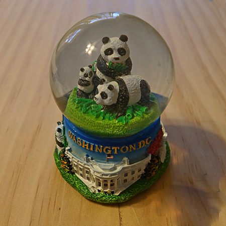 National Zoo Panda Snow Globe