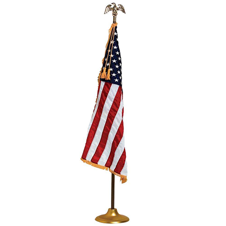 Official Embroidered 3' x 4' Rayon U.S. Display and Parade Flag