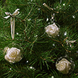 Old Glory Real Rose Ornament Set