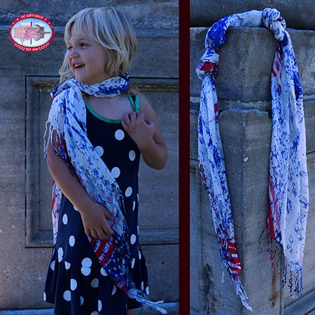 Patriotic Holiday Fashion Scarf