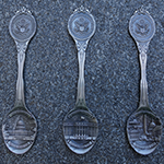 Washington DC Pewter Souvenir Spoon Set