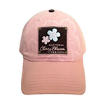 Pink Cherry Blossom Patch Hat
