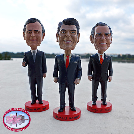 Reagan Bush Legacy Bobble Head Set