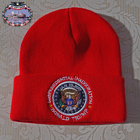 Red Donald Trump Inauguration Winter Knit Hat