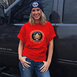 Red 58th Inauguration Shirt and Blue Inauguration Knit Hat