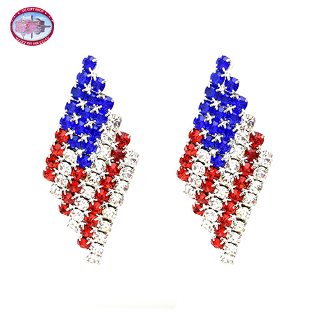 Red White and Blue Earrings