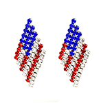 Red White and Blue Earrings