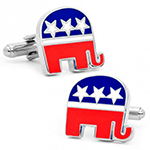 Republican Elephant Cufflinks