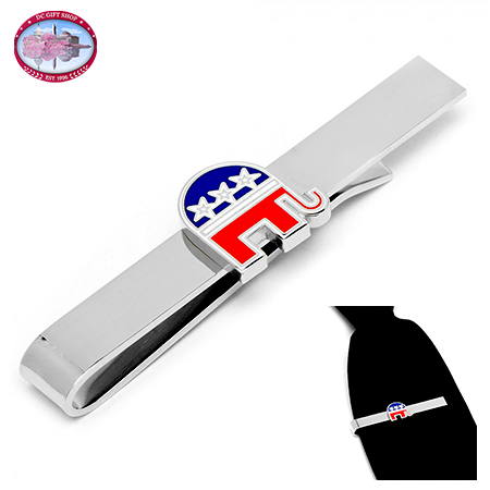 Republican Elephant Tie Bar