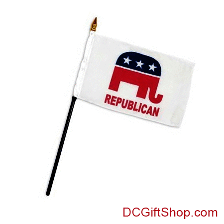 Republican Party Office Desk Flag