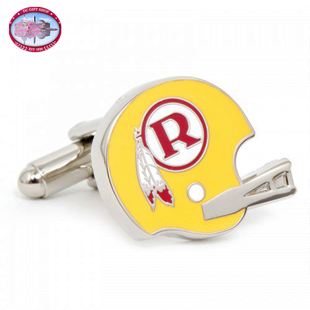 Retro Washington Red skins Helmet Cufflinks