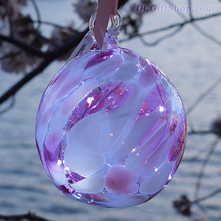 Glass Sakura Fairy Ball