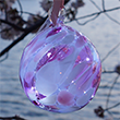 Glass Sakura Fairy Ball