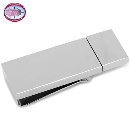 Silver 8GB USB Flash Drive Money Clip