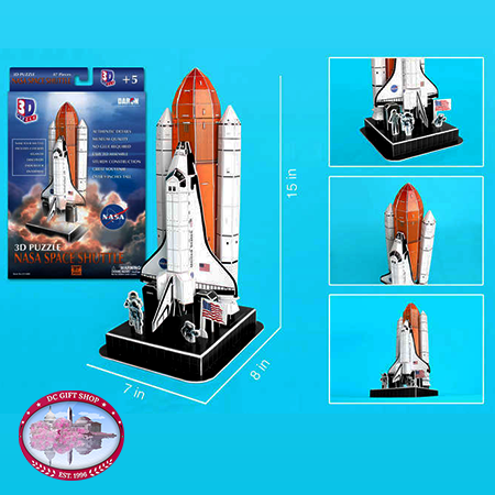 Nasa Space Shuttle 3D Puzzle On Launch Pad