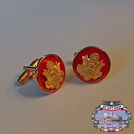 The Great Seal Cufflinks - Red