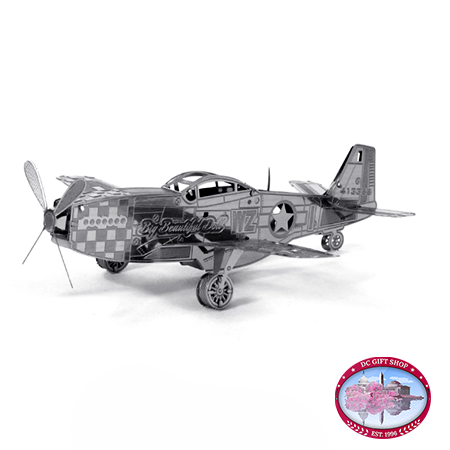 The P-51 Mustang 3D Laser Cut Model