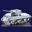 The Sherman Tank 3D Laser Cut Model