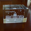 US Capitol Glass Paperweight