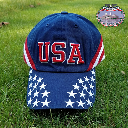 USA Stars and Stripes Baseball Cap