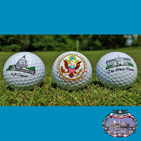 Washington DC Golf Ball Set