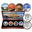 Washington DC Landmarks Four Coin Set