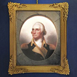 Washington Porthole Portrait Framed Ornament