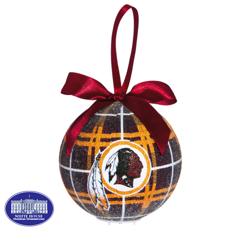 Washington Redskins - 100mm LED Ball Ornament