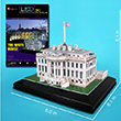 White House 3D Puzzle With Base And Lights