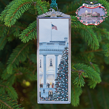 White House Christmas Tree Lighting Bookmark Ornament