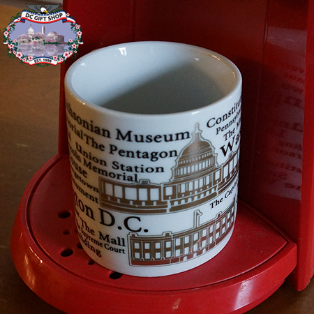 Words of Washington DC Landmarks Coffee Cup