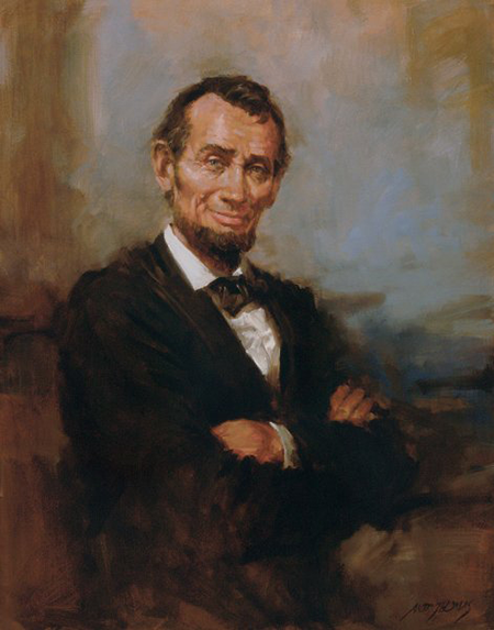 Abe Lincoln Smiling by Andy Thomas